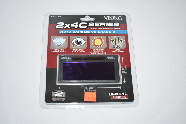 Lincoln Electric 2x4 4C Series Lens Shade #9 [L014]